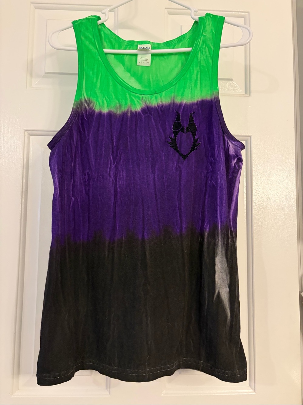 Pretty Little Monograms Maleficent Custom Tie-Dye Tank Top